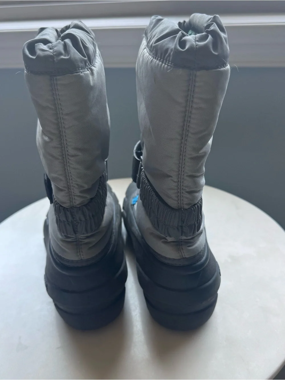 Sorel Kids' Grey and Blue Winter Snow Boots